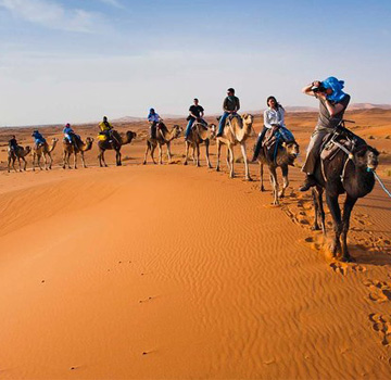 Zagora paseo en camellos
